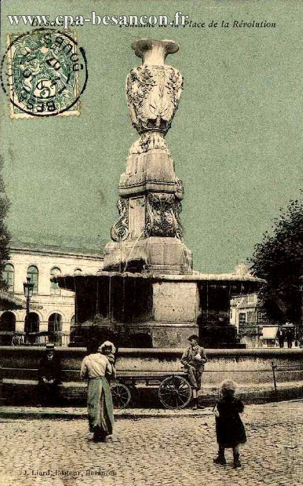 Besançon - Fontaine de la Place de la Révolution